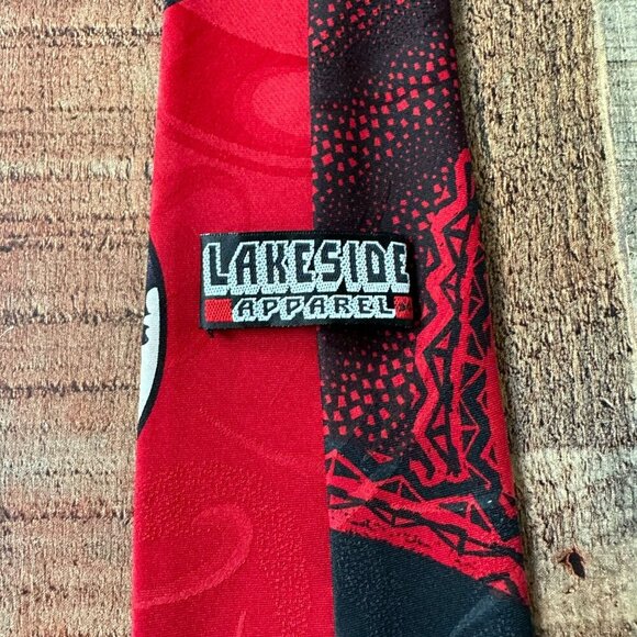 Lakeside Apparel Looney Tunes Tie Featuring Tom and Jerry On Motorcycle - Picture 5 of 7